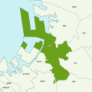 堺市西区について｜堺市西区の地図